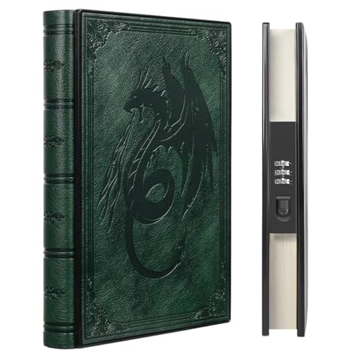 ZXHQ Luxurious Diary with Built-in Password Lock, 180° Lay Flat Design, Lock Journal for Men & Women, Personal Planner Organizer, A5 220 Pages 120gsm Paper, 5.9 x 8.5 inches Dark Green