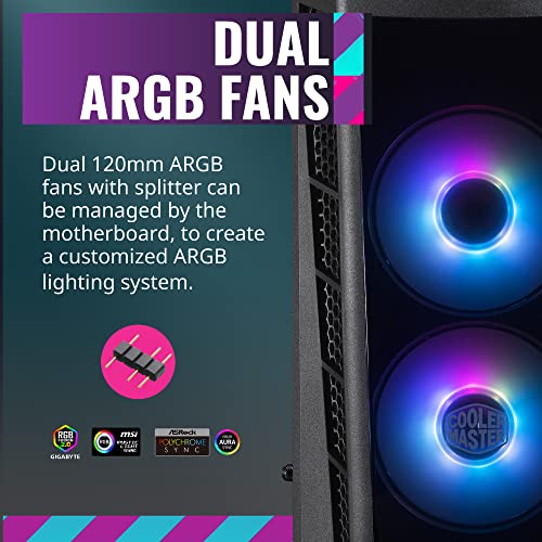 Cooler Master MasterBox MB320L ARGB Black view 4