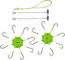 Anzol de peixe, anzol redondo de água doce | Acessórios de pesca resistentes portáteis para caiaque, lago profissional, barco, rio, robalo, lagoa