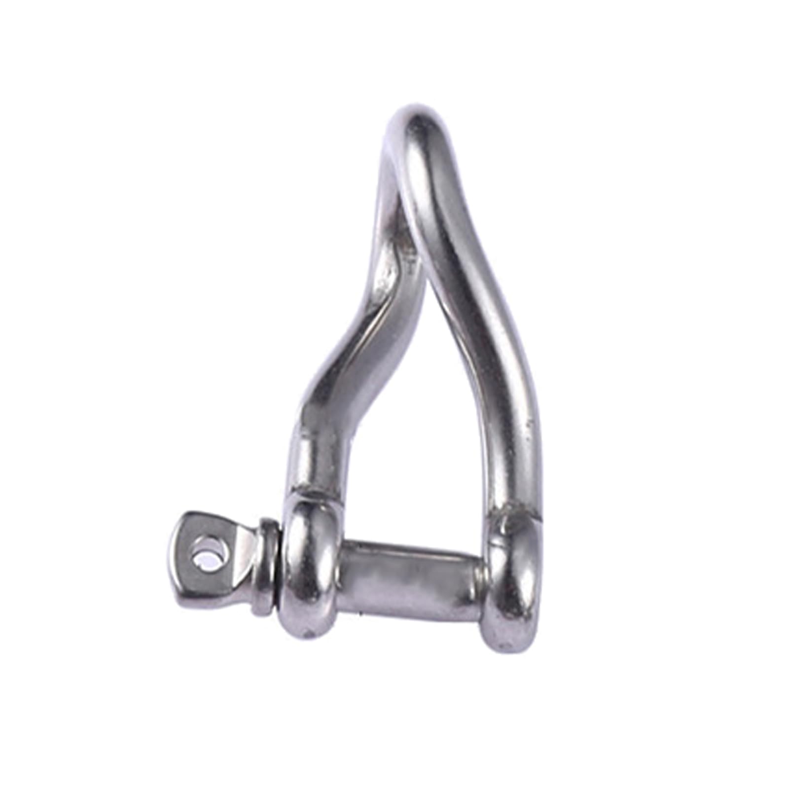 HUANGTNG Stainless Steel Screw Pin Twisted Shackle Heavy Duty Shackles Marine Riggings Accessories for Connecting Chain and Rope