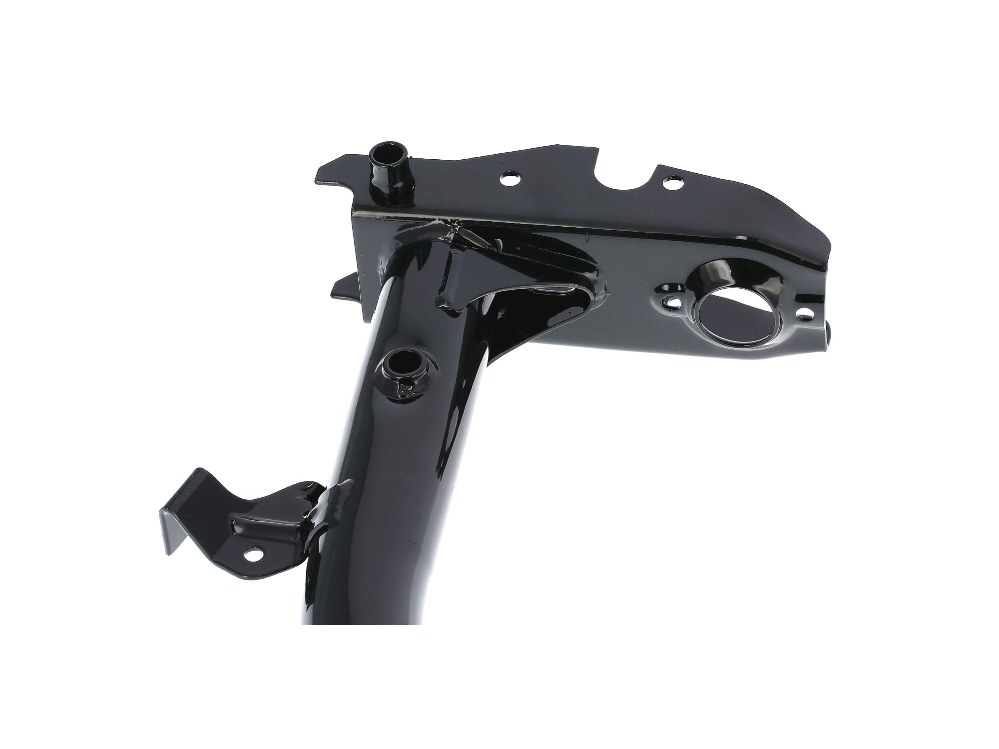 MZA Rahmen, mit Knotenblech Enduro, ohne Typschild, Schwarz - Simson S50, S51, S53, S70, S83