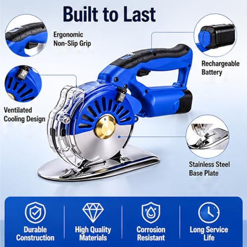 Machine électrique rotative pour tissu pour couper sans fatigue le cuir et l'ameublement