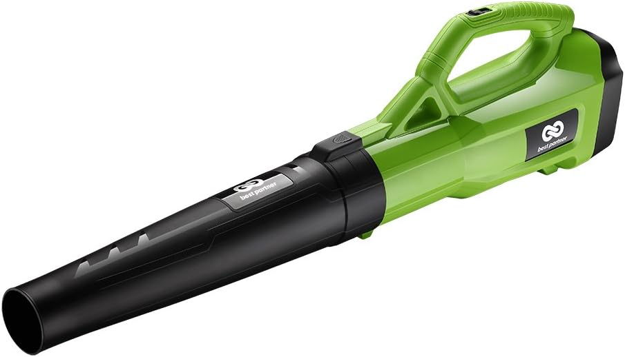 BEST PARTNER Turbine 8.5 Amp Corded Leaf Blower with 120MPH and 465 CFM Output and 2-Speed Control