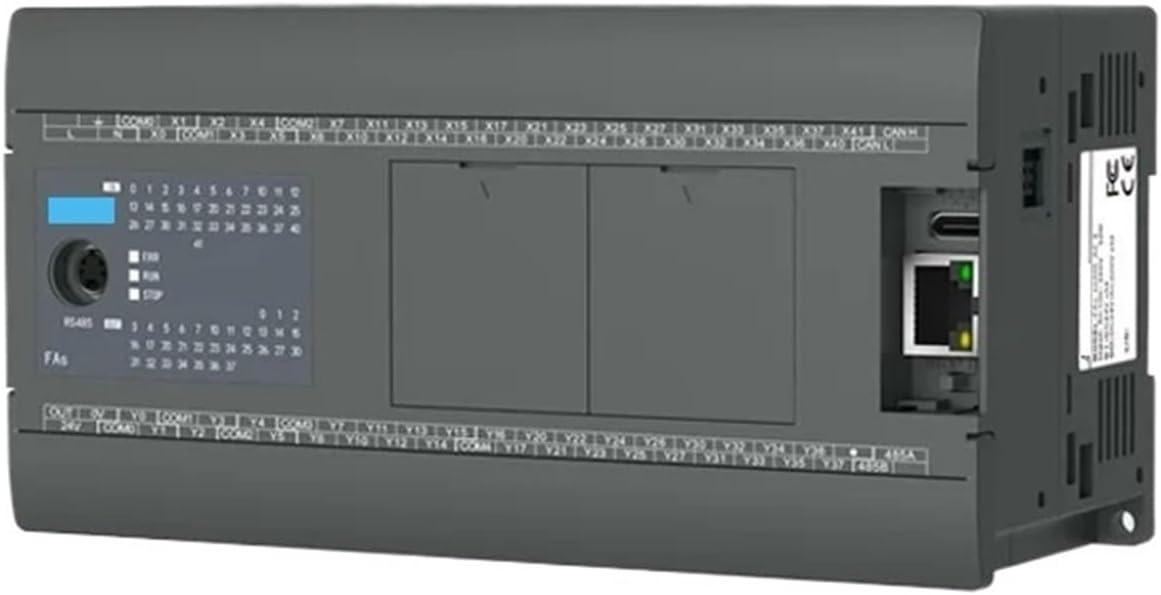 FAs Conroller 34DI+32DO Transistor/Relay Output Ethernet optional Controller designed for Industrial Automation(FAs-66MT-AC-N)