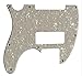 Guitar Parts For Fender Esquire Telecaster 8-Hole P90 Guitar Pickguard (4 Ply Ivory white pearl)