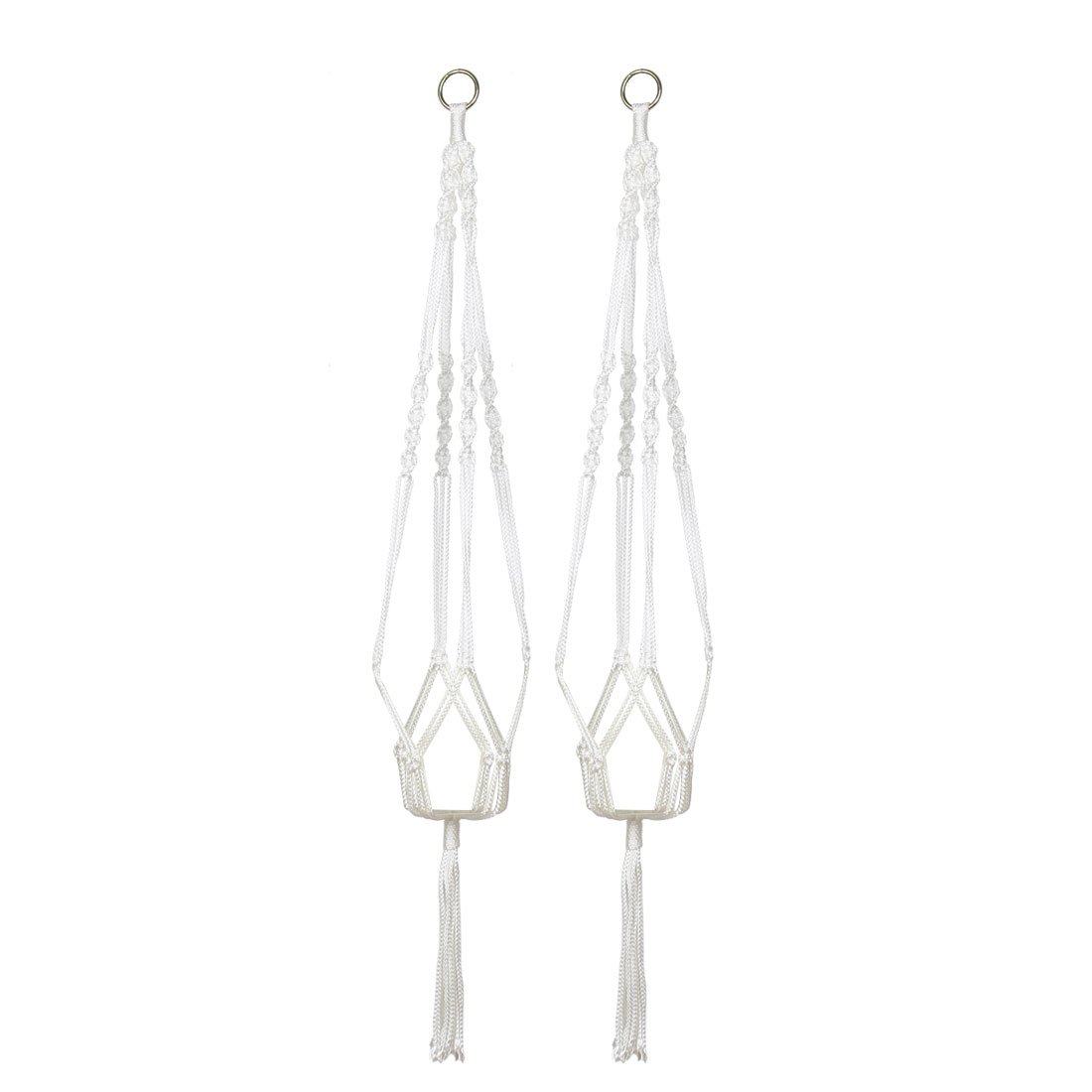 Suspension macramé en nylon Type 2 pour pot de fleurs extérieur et balcon