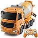 Darenbp Voiture Télécommandée 1/24 Télécommande Bétonnière Camion Jouet 6 Canaux Électrique À Grande Vitesse Voiture Télécommande Modèle Véhicule Tout-Terrain Jouets pour Garçons Enfants Cadeau
