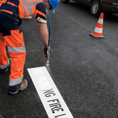 Plantilla de prohibido aparcar para mantener libre el acceso de bomberos 6