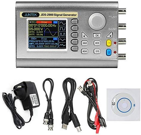gfjfghfjfh 15MHZ Signal Generator Digital Control Dual-channel DDS Function Signal Generator Frequency Meter Arbitrary Wave