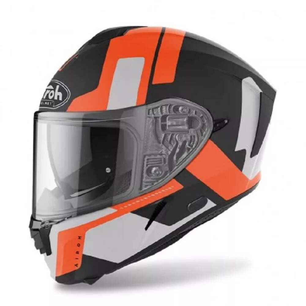AIROH CASCO SPARK SHOGUN ORANGE MATT S