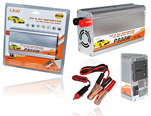 Inverter da 12v/24v a 220v 800w con attacco