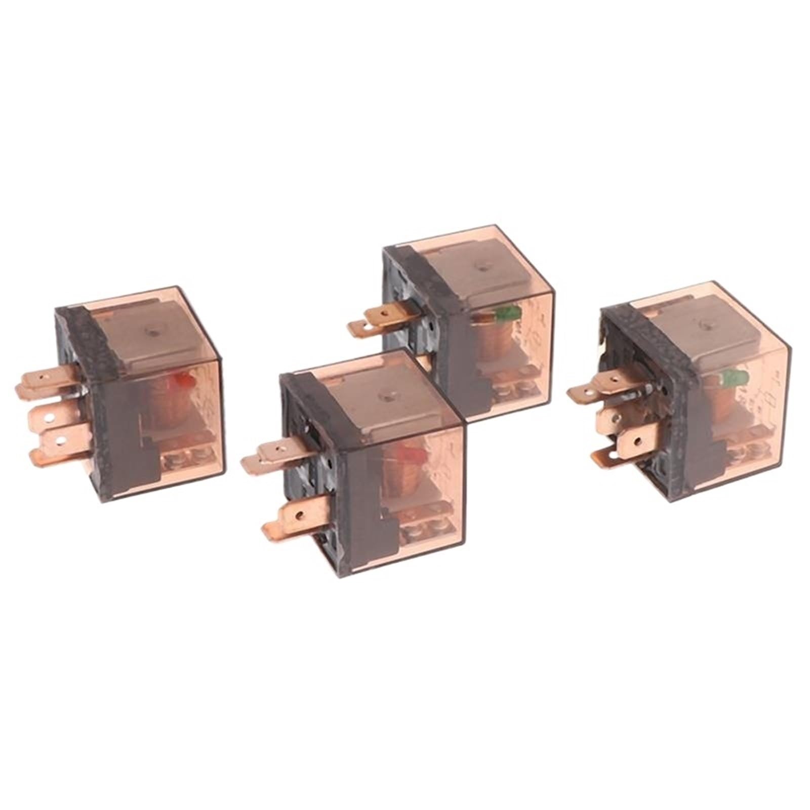 Relé automotriz a prueba de agua 12 V/24 V 80 A 4 pines/5 pines SPDT Dispositivo de control for automóvil Relés for automóvil(12V 4PIN 80A)