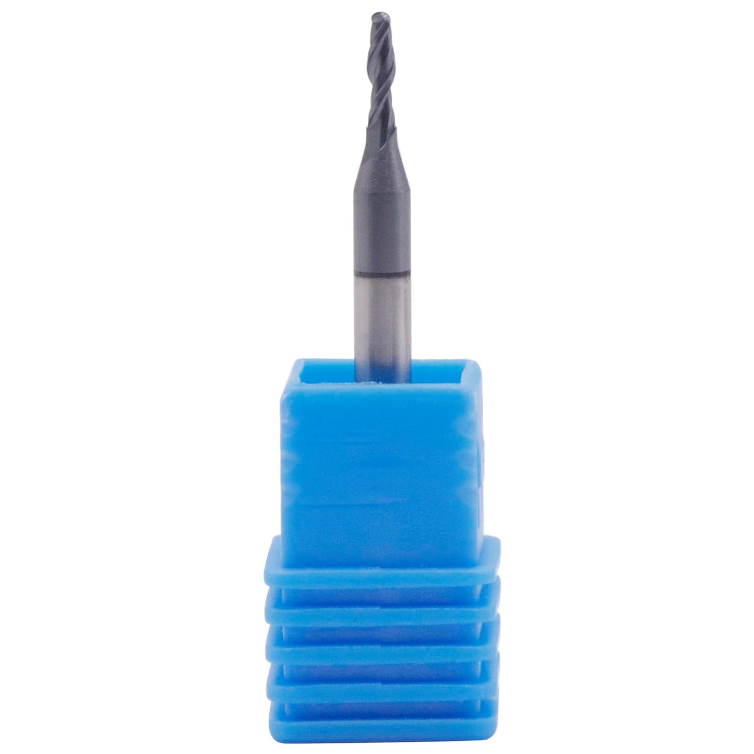 BestParts High Performance 5Pcs Solid Carbide Ball Nose End Mill, AlTiN Coated, 2 Flute, 30 Degree Helix, 1/16" Cutting Diameter, 1/8" Shank Diameter, 1/4" Length of Cut, 1-1/2" Overall Length