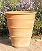 Produktbild Kreta Keramik | handgefertiges Terracotta Pflanzgefäß/Blumentopf | hochwertig und frostfest | hochwertiger Übertopf für Garten, Balkon oder Terrasse, Yucca 60