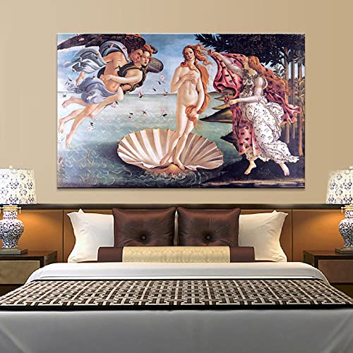 Impression toile Naissance de Vénus Botticelli affiche murale 90x140 - 6