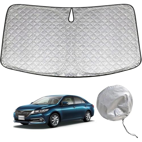 2025年新型 フロントガラス サンシェード トヨタ アリオン/プレミオ T260型 2007年6月~2021年4月 サンシェード 6層厚くする 日除け 折り畳み式 断熱 遮光 遮熱 uvカット 紫外線遮蔽 マルチサンシェード サイドバイザー カーシェード