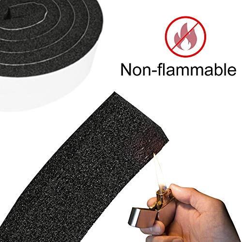 Ruban d'étanchéité en mousse pour climatiseur de 5cm, lot de 3 rouleaux résilients de 4,9m - 7