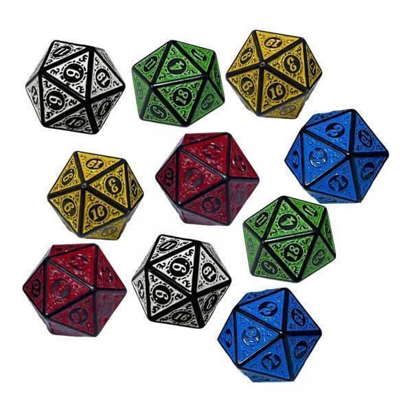Toy 3x10Pcs Astrology Signs Dice Multi Sided Dices Crafts 20 Sided for Table Games Contemporary Manufacture-image-33