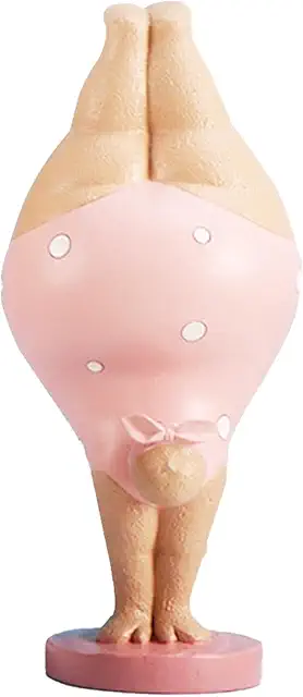 Fat Lady Yoga Figurines - Resin Yoga Sculpture for Modern Home Decor