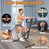 Squat Machine for Home, Squat Ride / Rowing Machine with Adjustable Resistance, Foldable Exercise Equipment, Glute & Leg Cardio Workout Machine