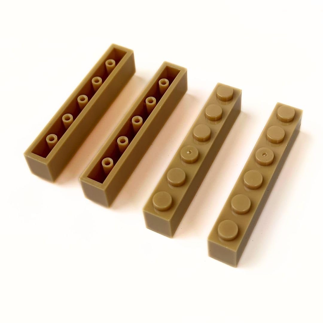Brick 1×6 Building Blocks – Compatible (Part 3009), Durable Construction Bricks for Creative Builds, Educational Play & Custom Projects (Pack of 20 pcs)