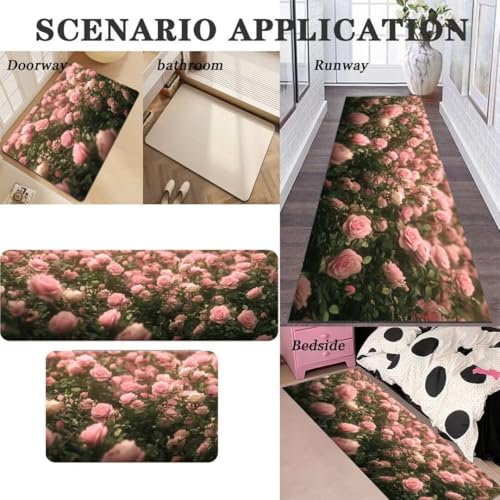 Alfombras de cocina lavables antideslizantes juego de 2 piezas absorbentes 3