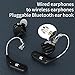 CCA KZ AZ09 IEM Bluetooth Adapter, Bluetooth 5.4 Module, Wireless Waterproof Ear Hook Extra, Long Battery Life Cable for ​KZ ZS10 PRO/X/2, ZSN Pro/X, AS16 PRO, Zax,ZAR, CRA/C12(C pin)