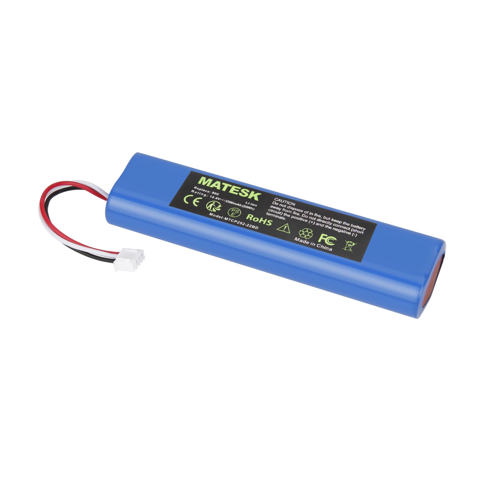 14,4V Akku Li-Ion für Ecovacs Deebot Ozmo 900 901 905 920 937 - 2600mAh