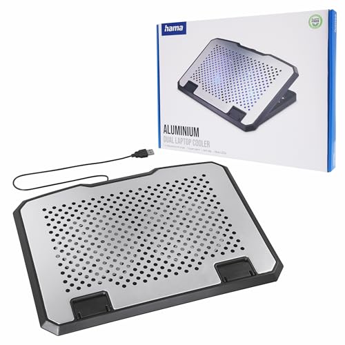 Base refrigeradora para portátil ``Aluminium´´ Negro