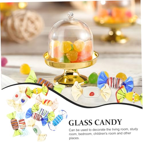 Adornos de dulces de vidrio de gran valor de colección y formas creativas 8