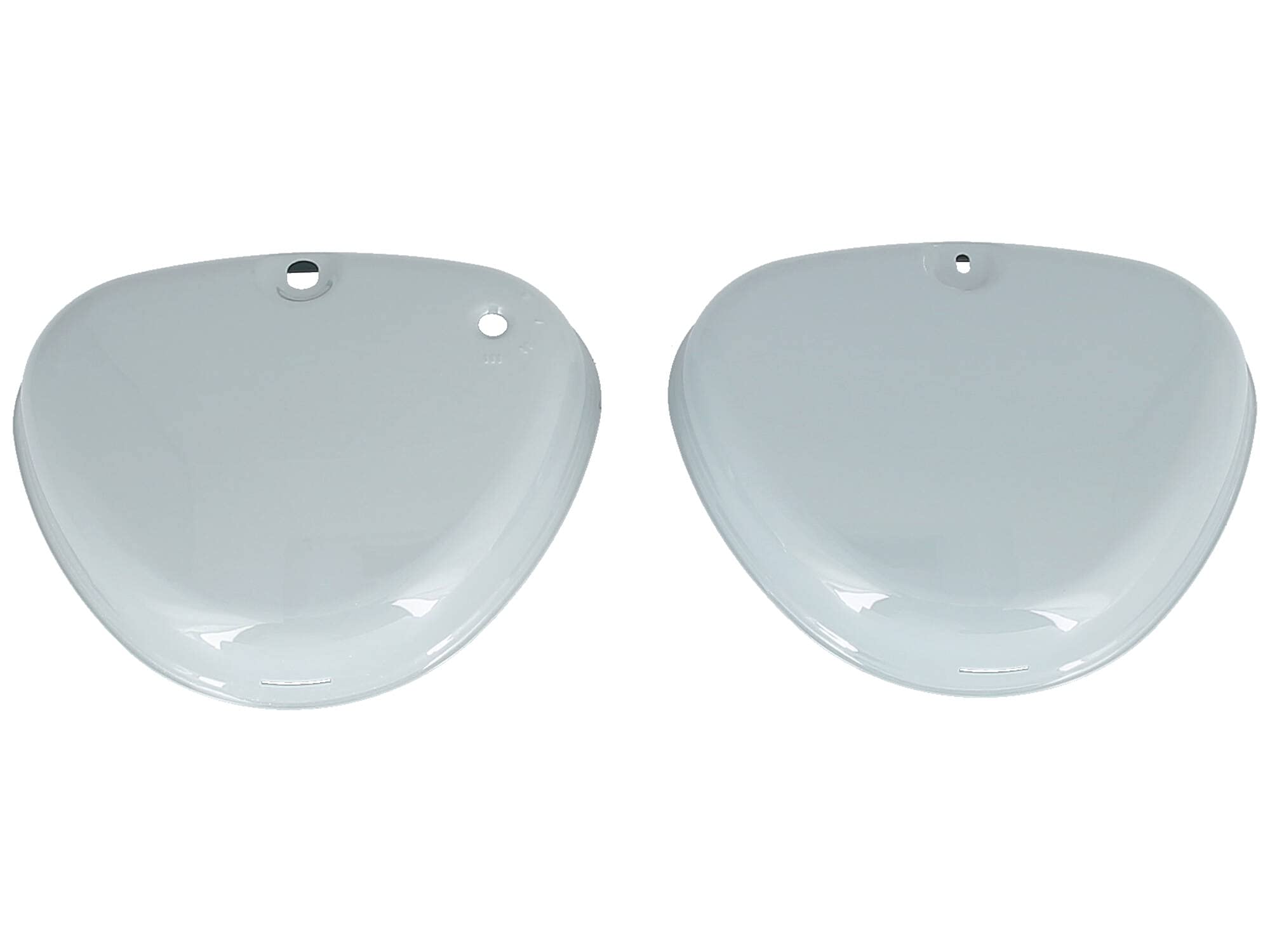 Set: Tank + Seitendeckel, Grau RAL 7000 - für Simson S50, S51, S70
