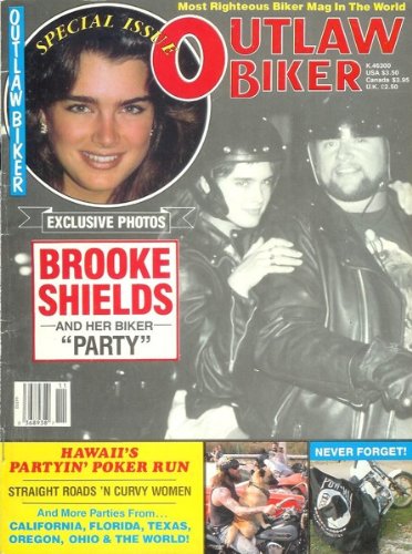 Outlaw Biker Magazine - November 1987: Brooke Shields Biker Party