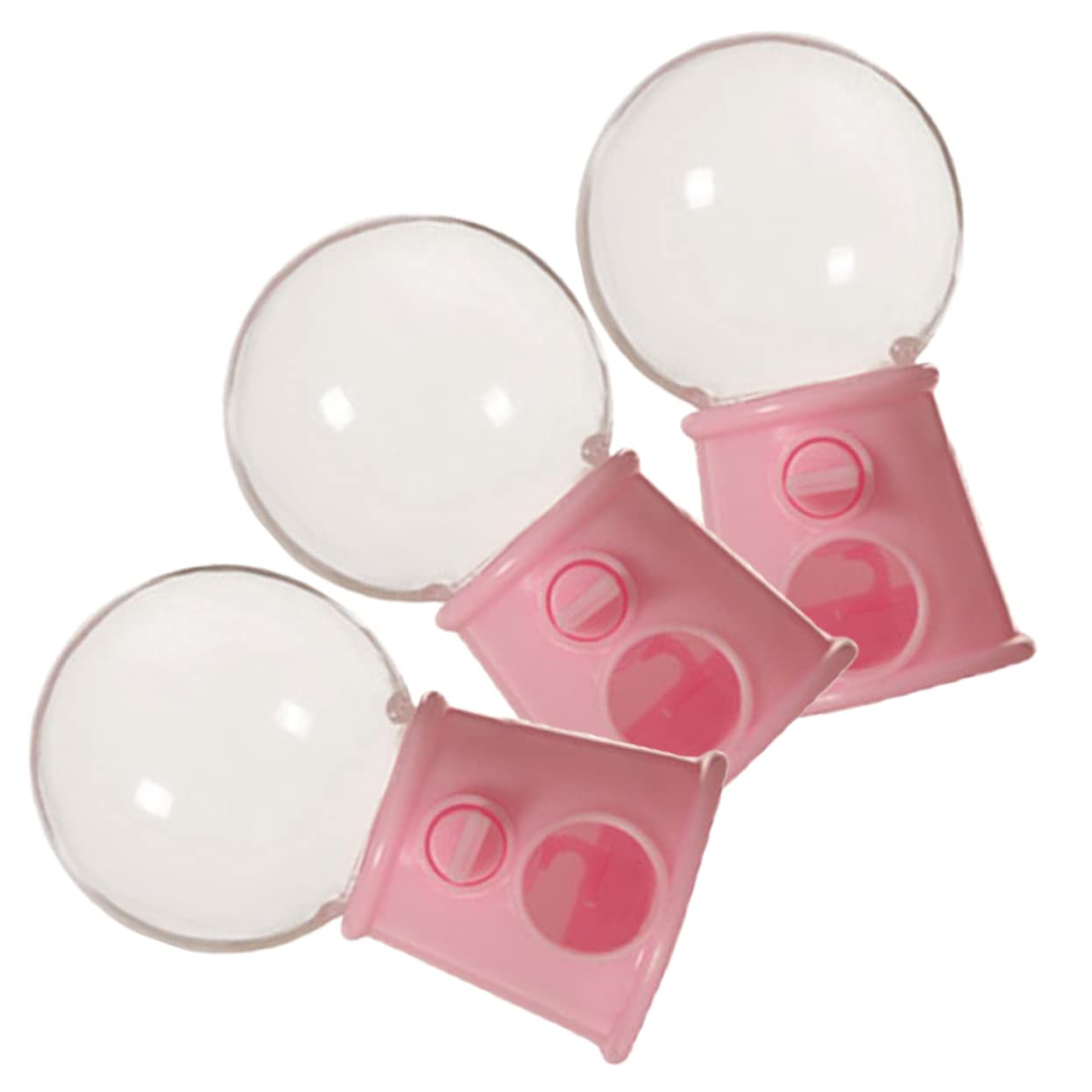 VALICLUD 3Pcs Mini Gumball Machines Candy Dispenser with Money Bank Candy Catching Box for Boys and Fun Present for Interactive Playtime and Savings