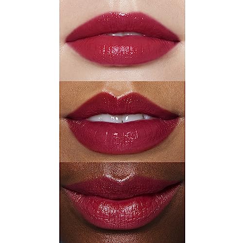 Image of e.l.f. O Face Satin Lipstick, Richly Pigmented, Nourishing & Long-Lasting Creamy Lipstick, Infused With Jojoba, Vegan & Cruelty-Free, Loud AF