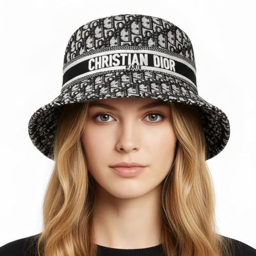 HEFANG Klassischer Baumwoll-Fischerhut für Damen...