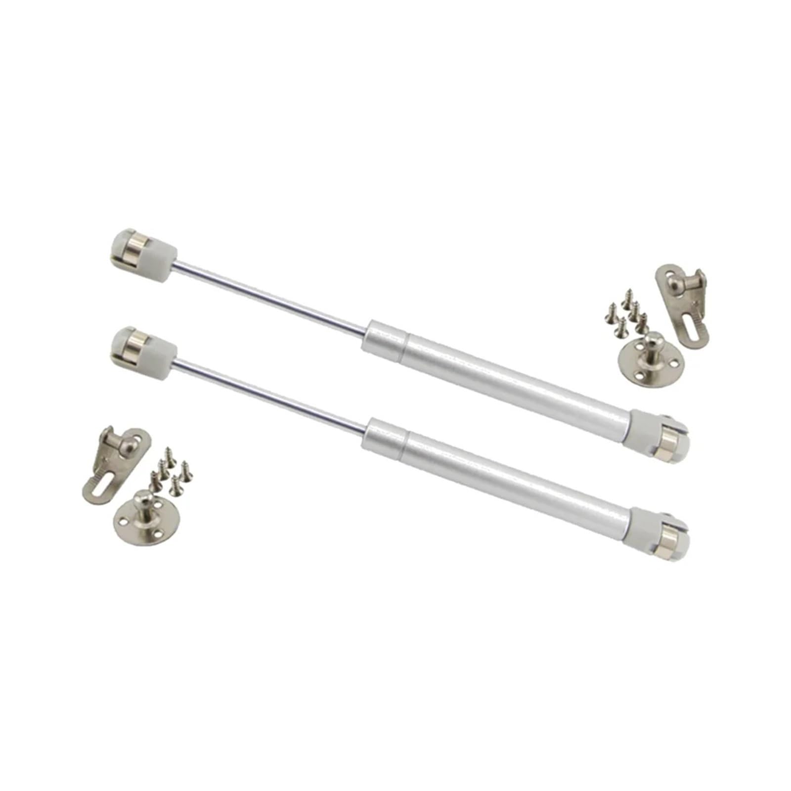 HEXHUASR 6PCS 80N/100N/120N Furniture Hinges Stay Soft Close Open 2pcs Hydraulic Furniture Door Lift Support Silent for Kitchen Cupboard(2PCS,80N)