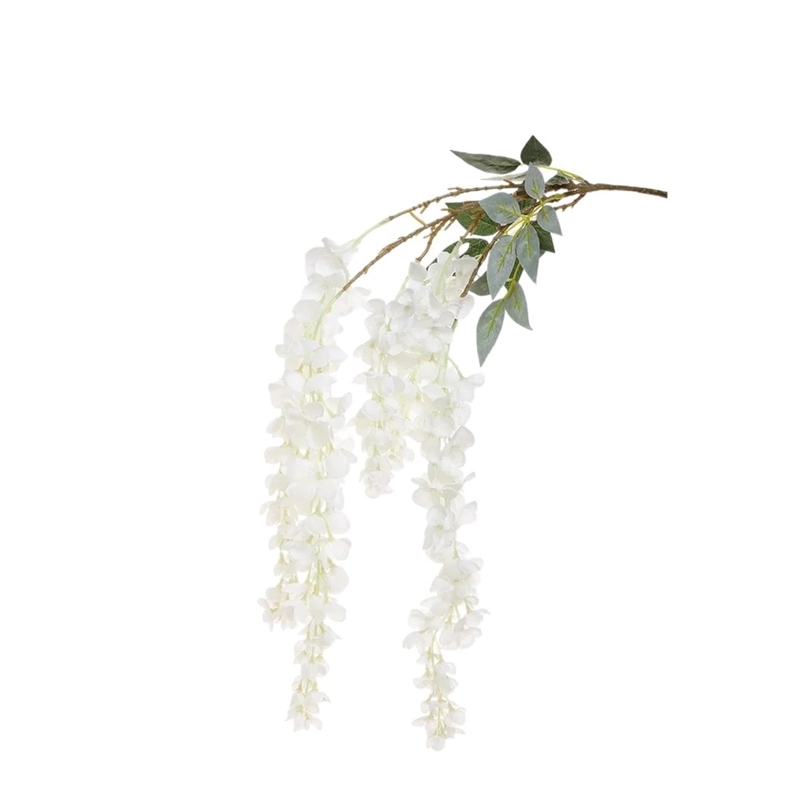 Casetlong 1Pcs 108CM Artificial Flowers Fake Flower For Home Decor Garden Wedding Decoration Outdoor Arrangement Accessories(White)