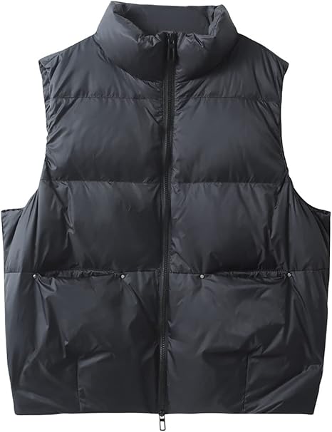 Doudoune Légère Sans Manche Femme Veste Doudoune Fine Legere Sans Manches Femme Gilet Matelassé Blouson Sans Manche Femme Duvet Grande Taille Chaude