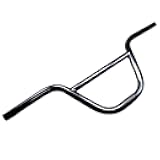 BMX Handlebar Swallow Shaped High-Carbon Steel 585mm 22.2mm Handle Bar Bicycle Parts Bike Accessories,Black, (WS01-CBBK-A)