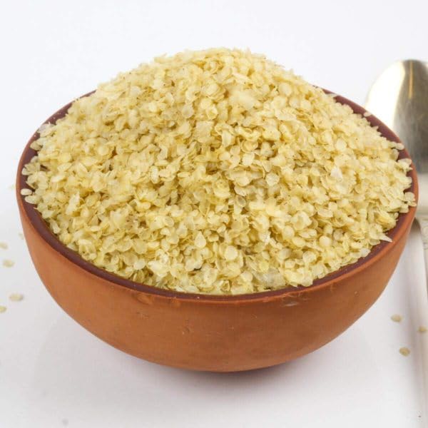 Image of GreenHabit Foxtail Millet Flakes 1.5 KG - Nutritious and Gluten-Free Millets Cereals a.k.a Kangni Millet Poha- High Fiber Breakfast - (Foxtail Millet Flake, 1.5 kg)