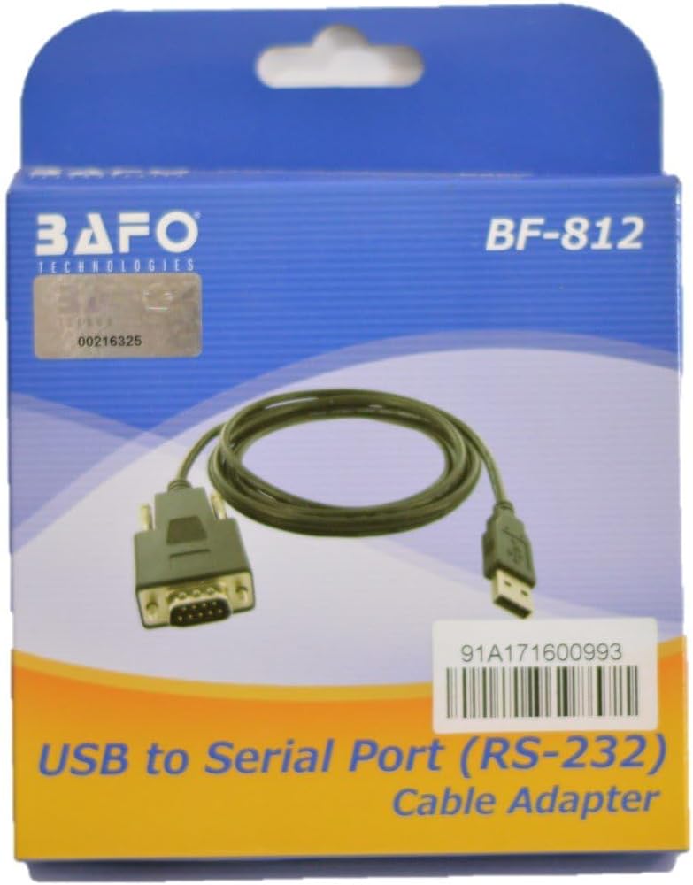 Mak World® Bafo Technologies Rs-232 Cable Charging Adapter (Black)