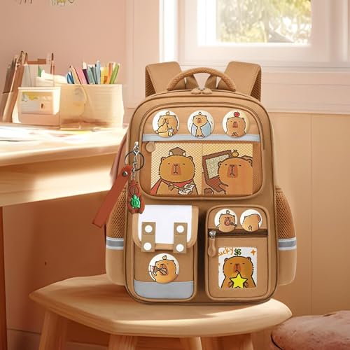 Sac à dos Capybara avec grands compartiments pour étude et voyage - 3