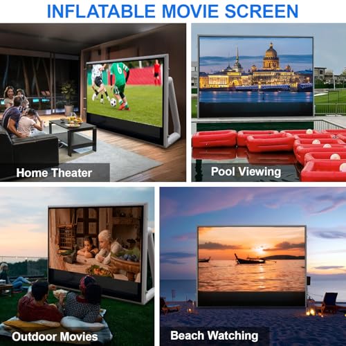 Pantalla Inflable SAYOK 10FT para Proyector Exterior miniatura 7