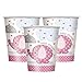9oz Pink Elephant Girl Baby Shower Paper Cups, 8ct