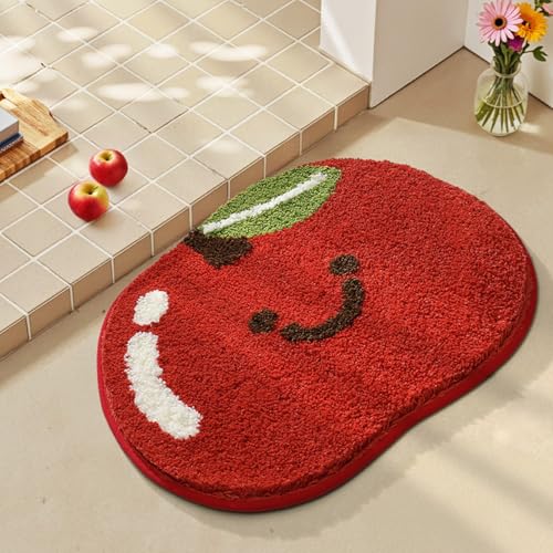 ORRMALL バスマット 60×50cm お風呂マット 速乾 洗える 抗菌防臭 大判 ソフト おしゃれ マイクロファイバー タオル地 安い 厚手 ORYSD40