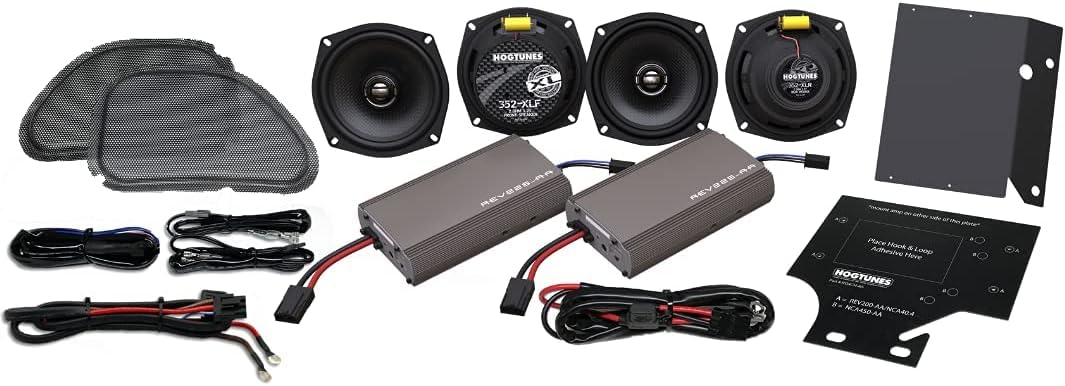 Amazon.co.jp: Hogtunes XL デュアルアンプと4スピーカーキット(RG