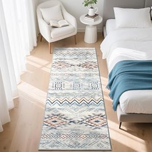 Boho Farmhouse Area Rug – Soft Indoor Floor Rug