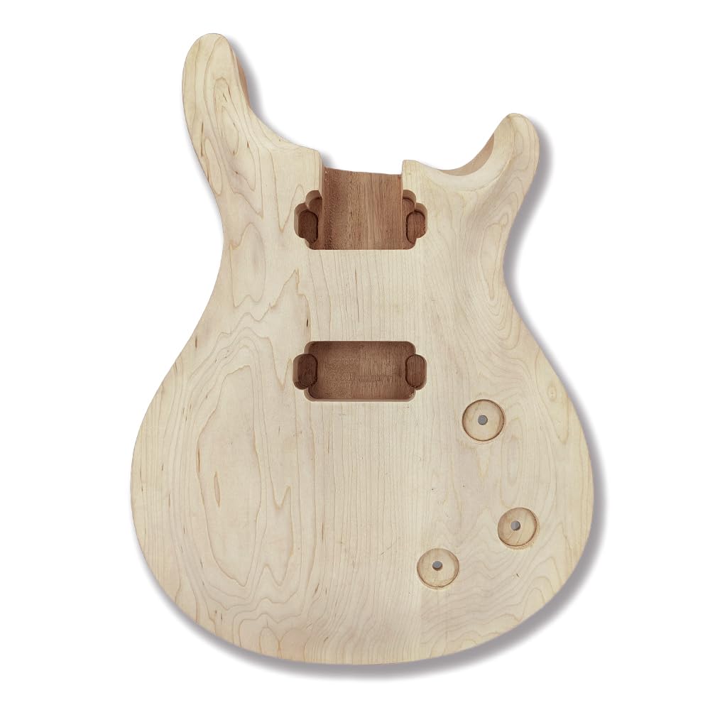 Mahogany Maple Wood Raw Guitar Body for Electric Guitar