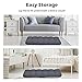 Giantex Adjustable Floor Gaming Sofa Chair 14-Position Cushioned Folding Lazy Recliner (Dark Grey)