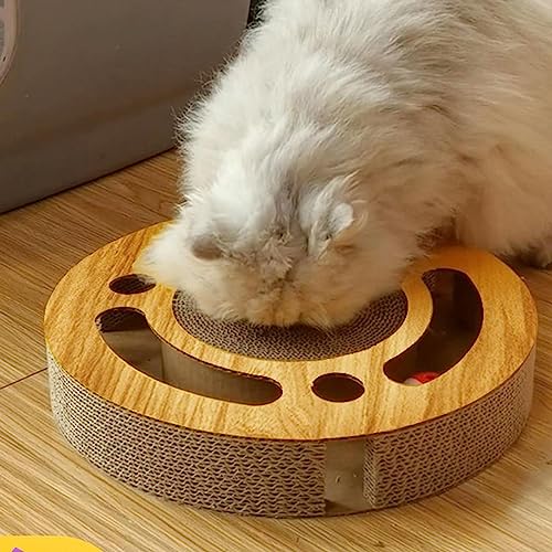 Generic Almofada para arranhar gato ondulado placa para arranhar bolas brinquedo correto acessórios